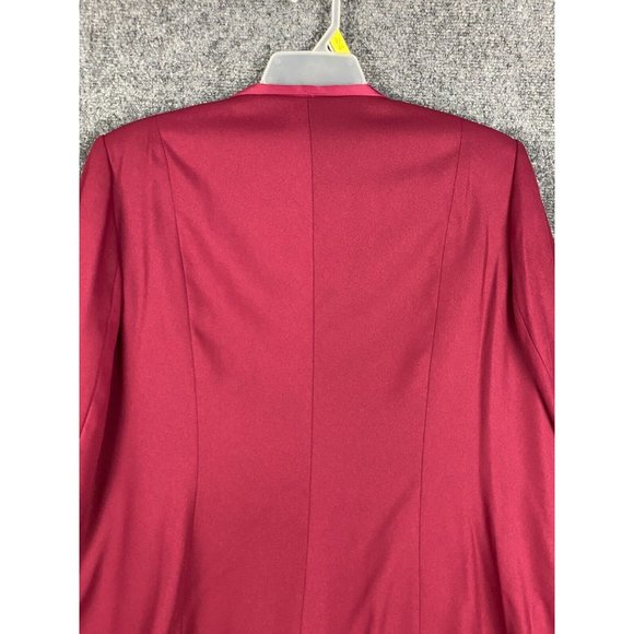 Candlelight & Champagne Blazer Women's 22W 100% Polyester Burgundy Adults - Picture 7 of 7